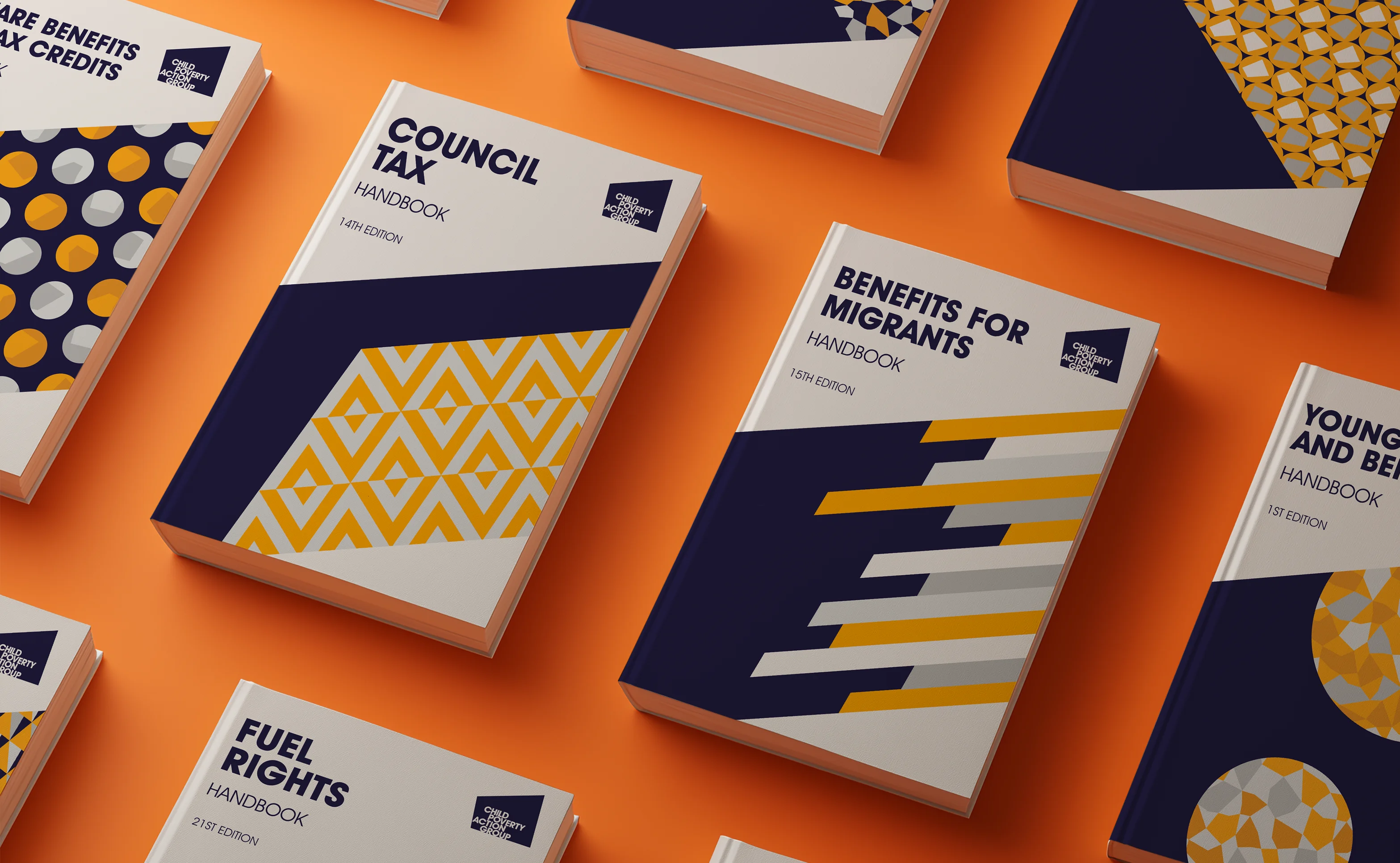 CPAG Brand Identity - Branded book cover designs