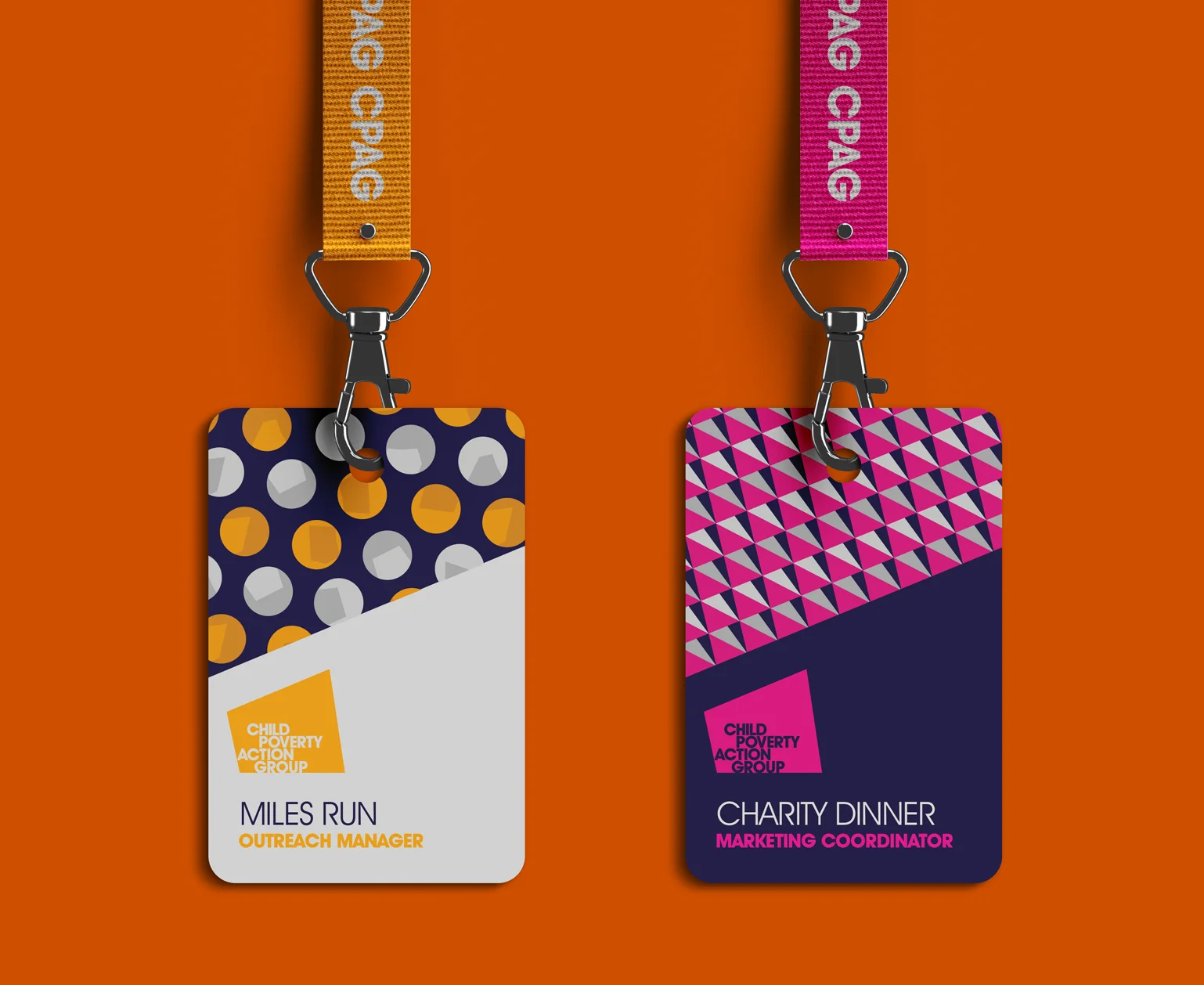 CPAG Brand Identity - Branded lanyards