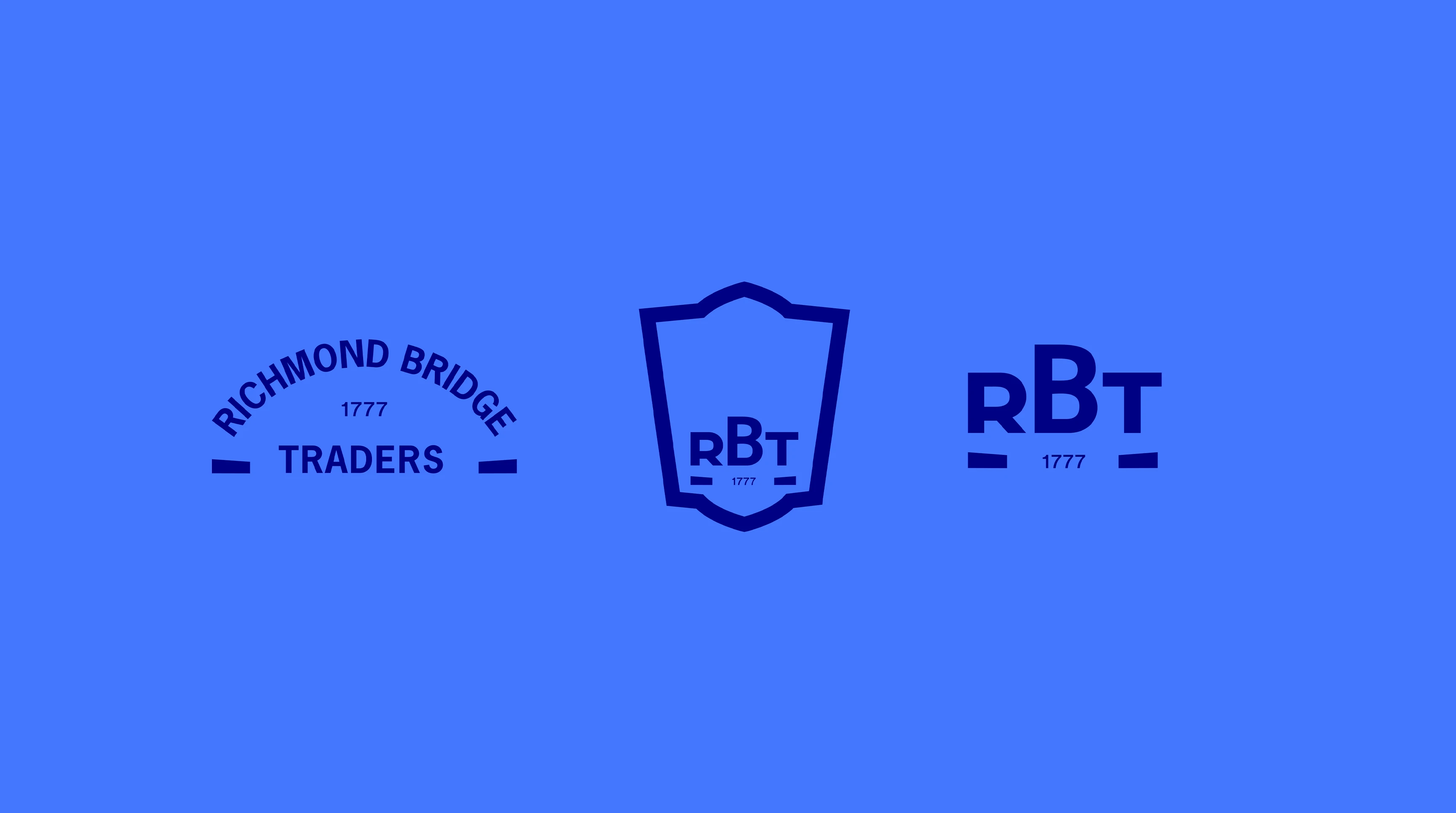 Richmond Bridge Traders Brand Identity - Logo suite