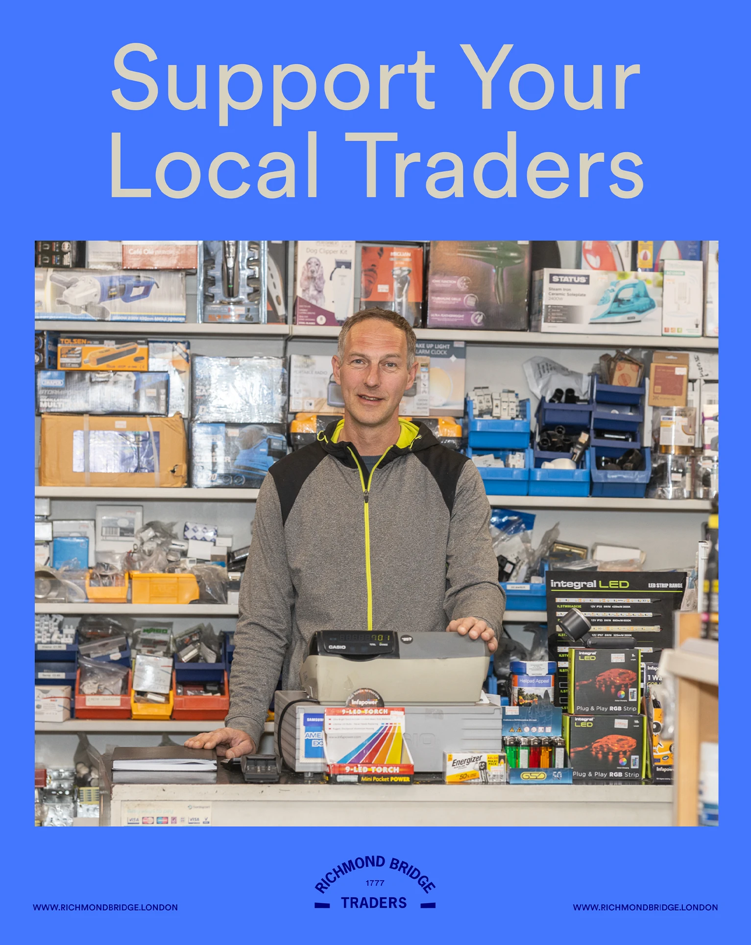 Richmond Bridge Traders Brand Identity - Trader tile